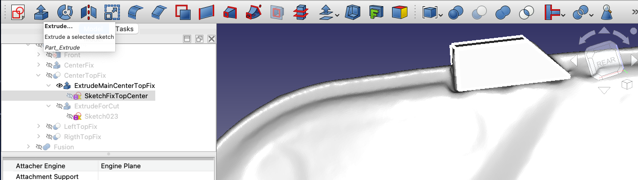 шаблон крепления